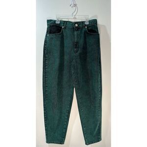 ASOS women’s green black denim jeans size 9/10.    #42-1055